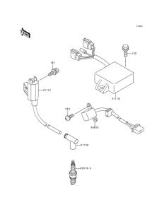 KDX125 Система зажигания