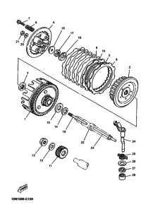 DT125RE Бендикс