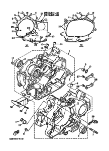 XV400 Картер двигателя