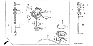 SA75 Carburetor assy