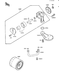  Насос масляный  / фильтр масляный