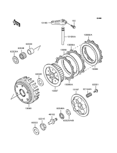 ZR750 Сцепление