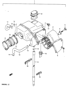 DR650 Воздухоочиститель