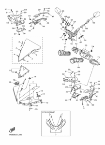 YZF-R1 Обтекатель 1