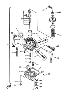 TZR125 Карбюратор