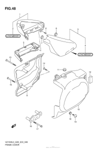 VZ1500 Обтекатель рамы