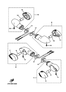 YB125SPD Проблесковый световой сигнал