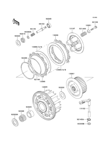 ZX600 Сцепление