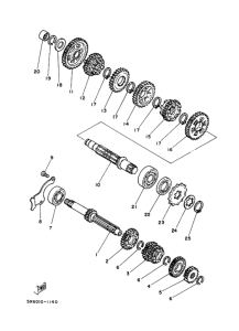 RZ50 Мост ведущий комплект