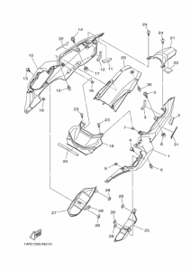 MT07A Боковые обтекатели