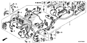 VFR1200F (DCT) Жгут проводов