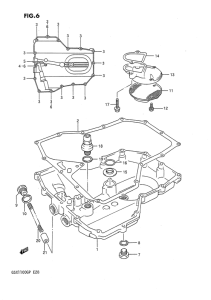 GSX1100 Маслосборник