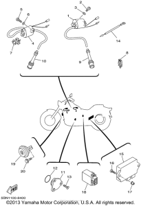 XVS650 Электрика