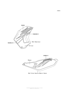 KL650 Decals (Red)(Ecf)