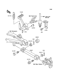 ZR1200 Педаль тормоза