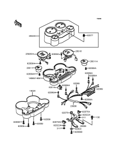 ZX900 Спидометр