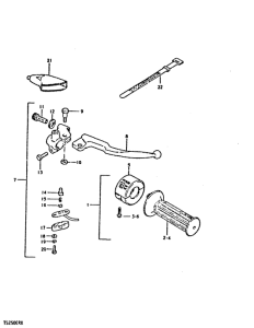 TS250 Right handle switch