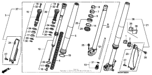  Передняя вилка