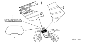XR650R Наклейка