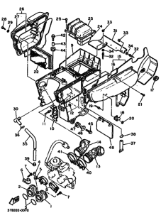 XT600E Впускная система