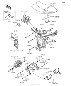 BR125 Рама ,крепежные детали