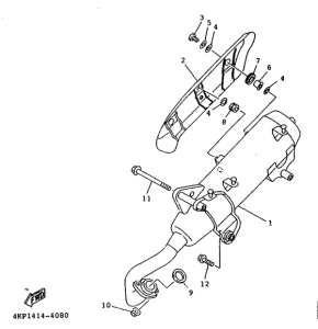 XC125 Выхлопная система