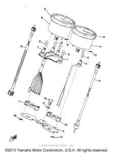 RD200B Speedometer tachometer