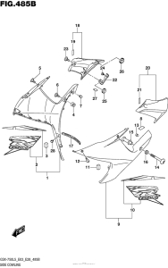 GSX-R750 Side Cowling (Asv,a19)