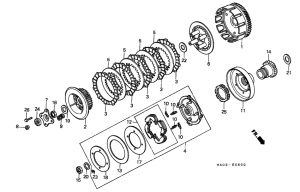 ATC250ES Бендикс