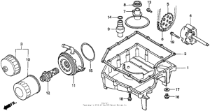 CBR900RR Oil pan + oil pump