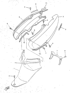 YN50R Боковые обтекатели