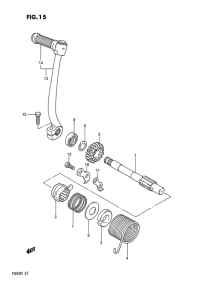 FB50 Ножной стартер