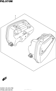 DL650X (ABS) Optional (Side Case Set)