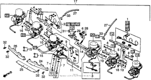 CBX Carburetor assy. 80