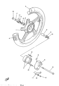 ME50 Переднее колесо