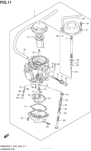  Carburetor (Dr650Sel4 E03)