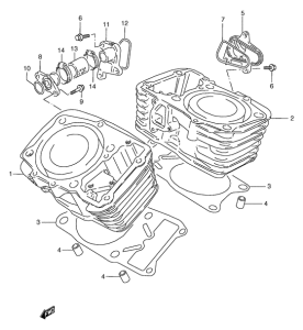 VZ800 Цилиндр