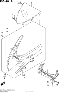 GSX-R750 Cowling Body