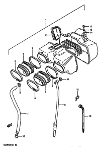 GSX550 Воздухоочиститель