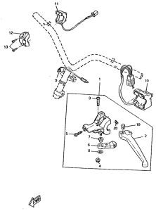 CW50RS Handle switch. lever