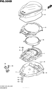 VL1500T Speedometer (Vl1500Btl7 E28)