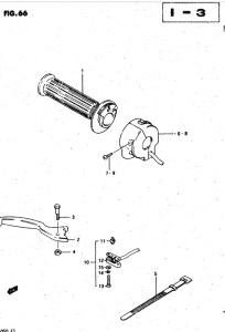 GSX750 Right handle switch