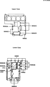 ZG1000 Болты крепления картера