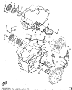 TT600R Масляный насос