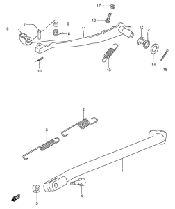 DR350 Подножки