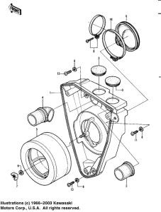 KDX450 Воздухоочиститель