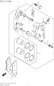 RM-Z250 Передние тормоза