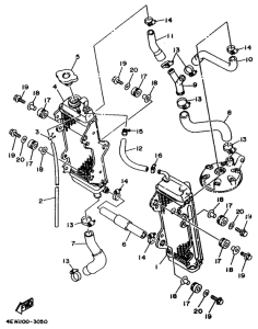YZ250 Radiator. hose