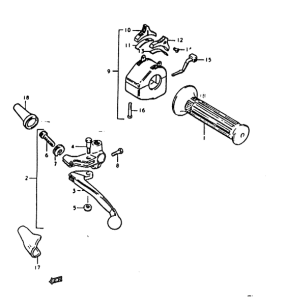 GS1000 Lh handle switch