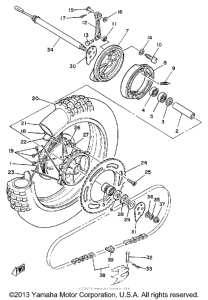 IT250H Переднее колесо